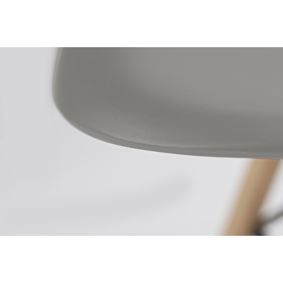 Sedia design modello Ester: set da 4 sedie grigie