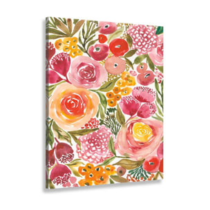 Tableau fleurs pivoine Toile imprimée