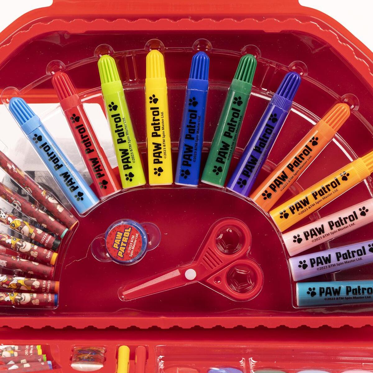 Set papelería coloreable 50 piezas paw patrol