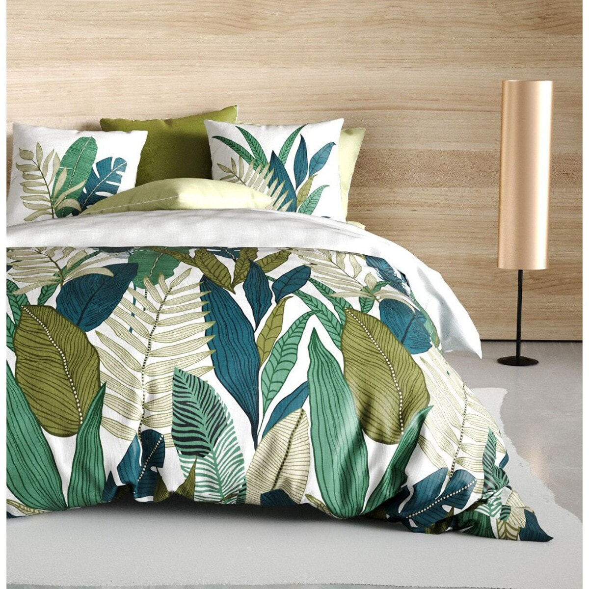 Parure Housse de Couette 3pcs  100% Coton 57 Fils Beleme