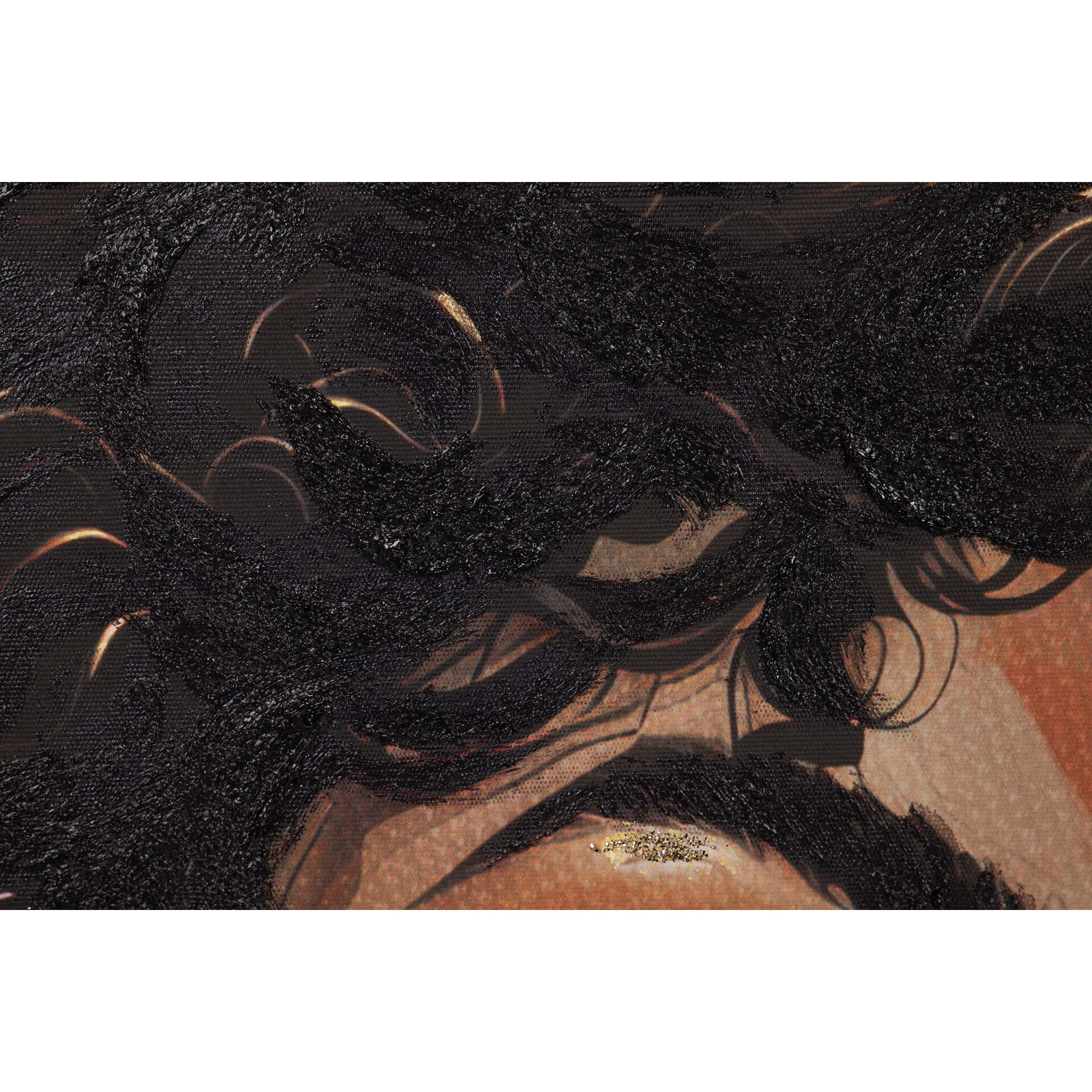 Cuadro Mujer 30% Pintado A Mano 83x4x123 Cm