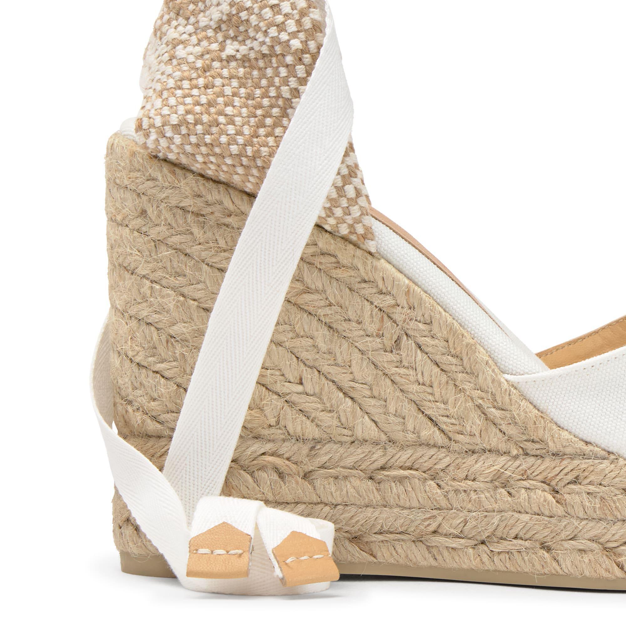 Alpargata Chiara cuña de yute 11cm doble plataforma