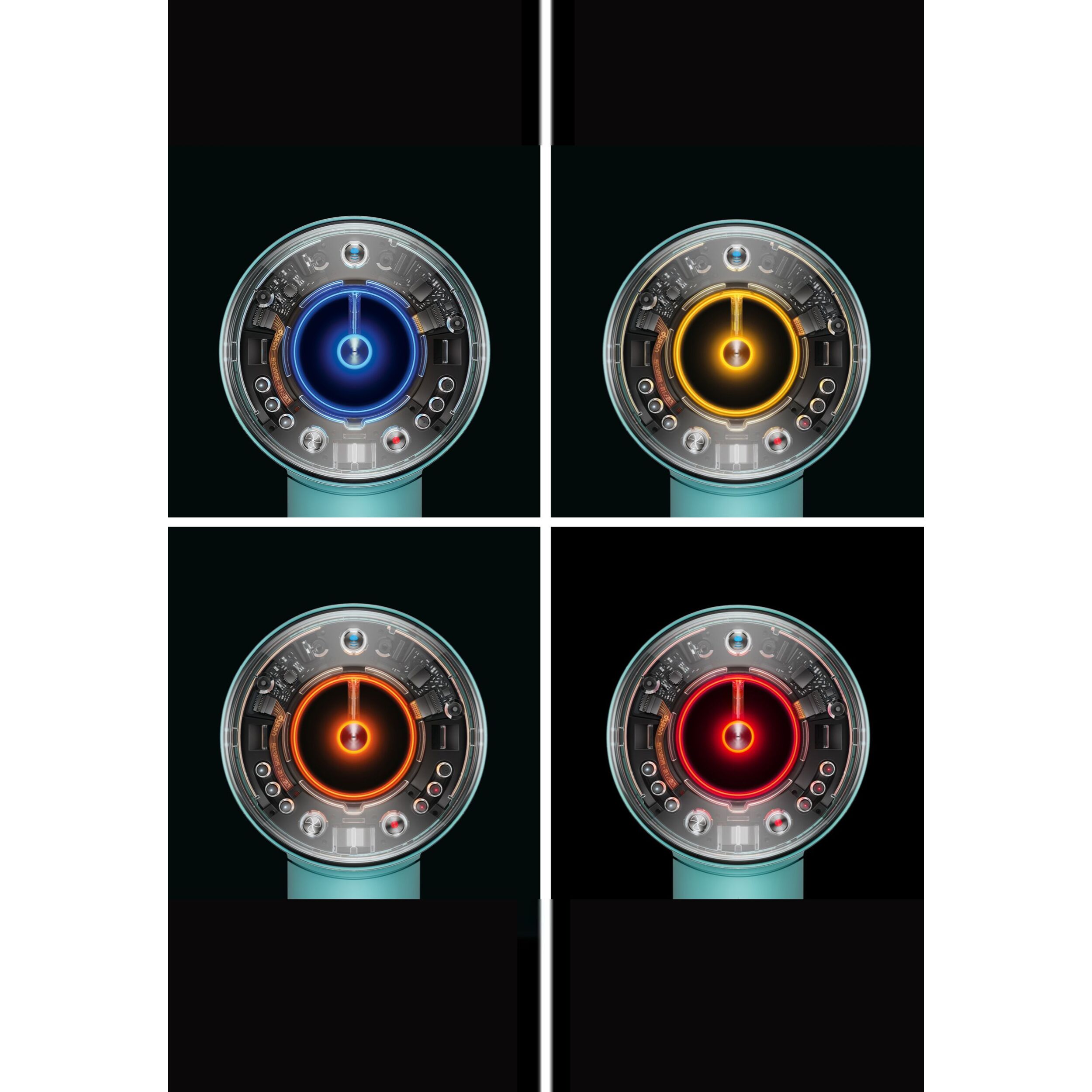 Phon Asciugacapelli Dyson Supersonic Nural™ (acquamarina/tangerine) | Ricondizionato