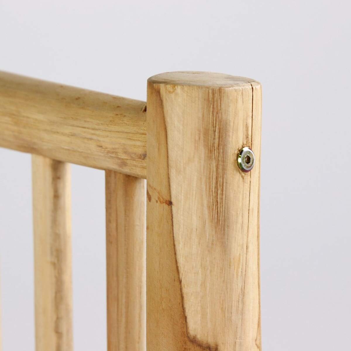 Poltrona da esterno in legno di teak naturale con cuscini ecrù - Shein