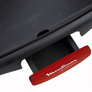 Plancha électrique MOULINEX CB560811 noir à poser, 35x25.5 cm