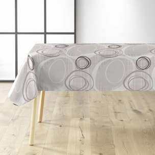 Sous-nappe protectrice imprimée cercles - Gris