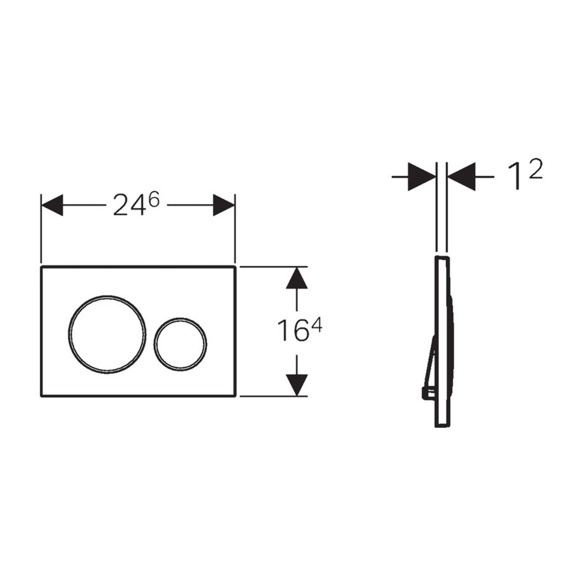 Pack WC Bâti Geberit Duofix + WC suspendu Swiss Aqua Technologies sans bride + abattant SoftClose + plaque (GEBINFINITIO-C)