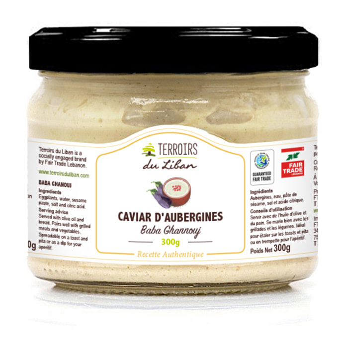 Caviar d'Aubergines Baba Ghanouj - 300g - Terroirs du Liban