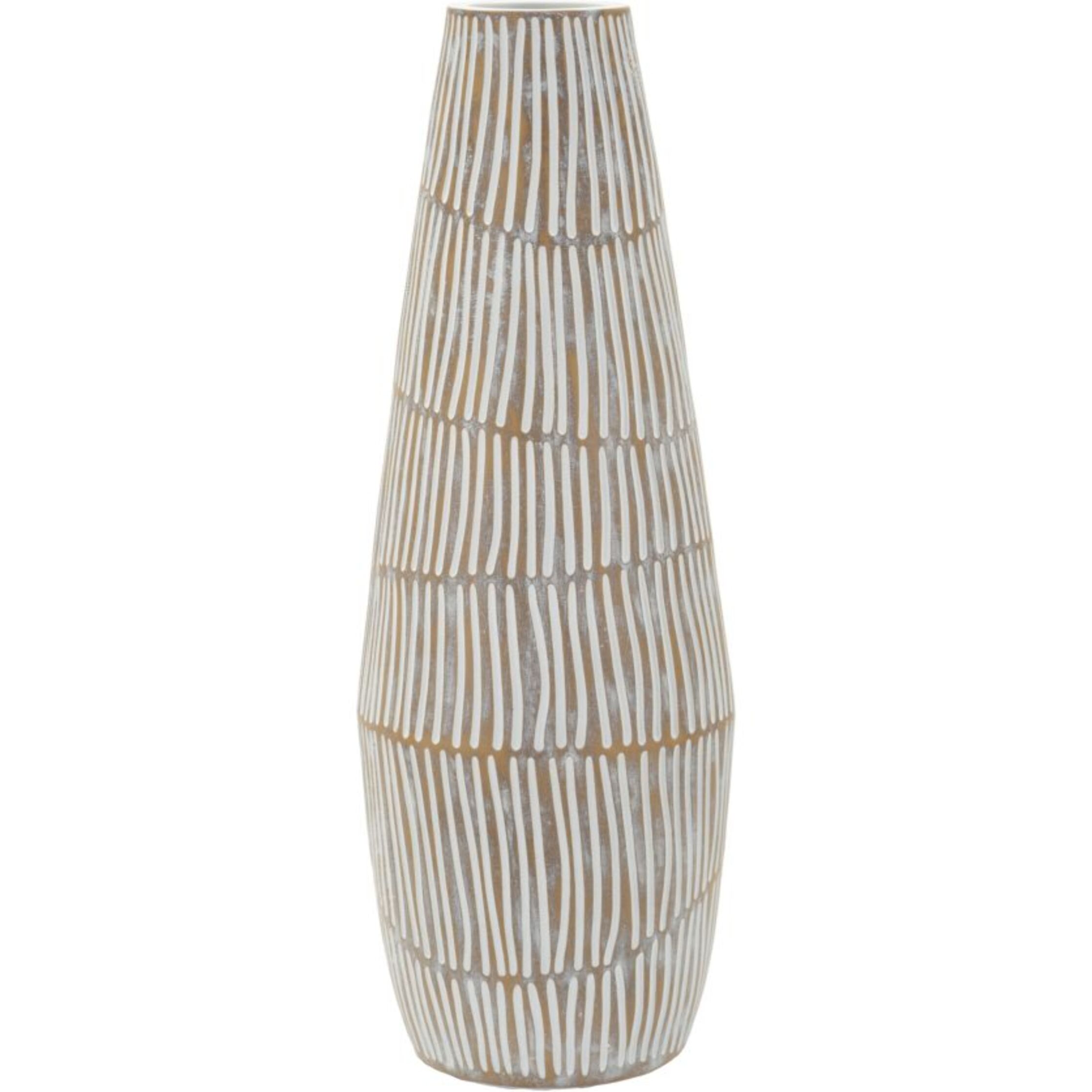 VASO RESINA HANOI CM Ø 17X47 (APERTURA CM Ø 6)