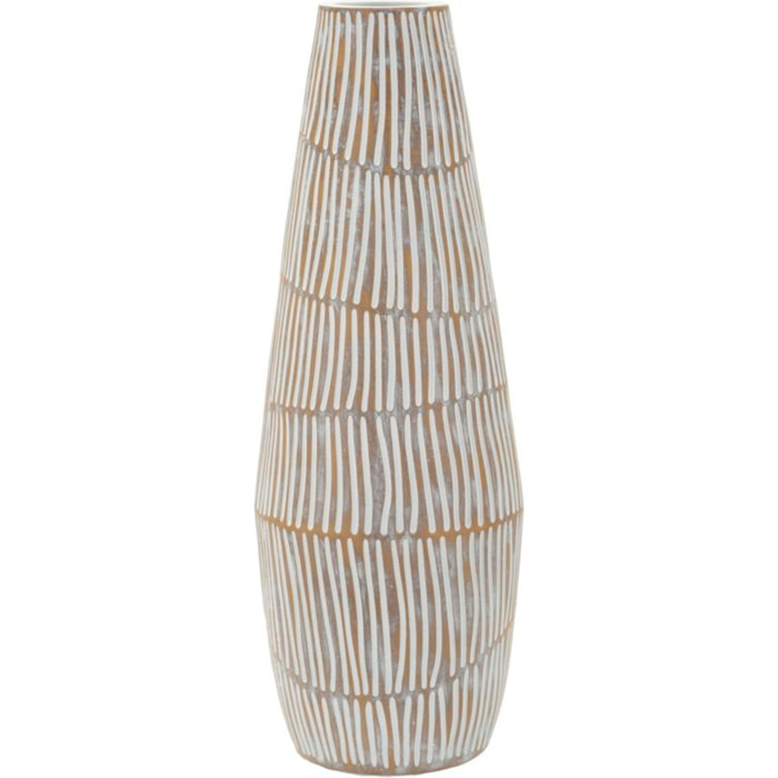 VASO RESINA HANOI CM Ø 17X47 (APERTURA CM Ø 6)