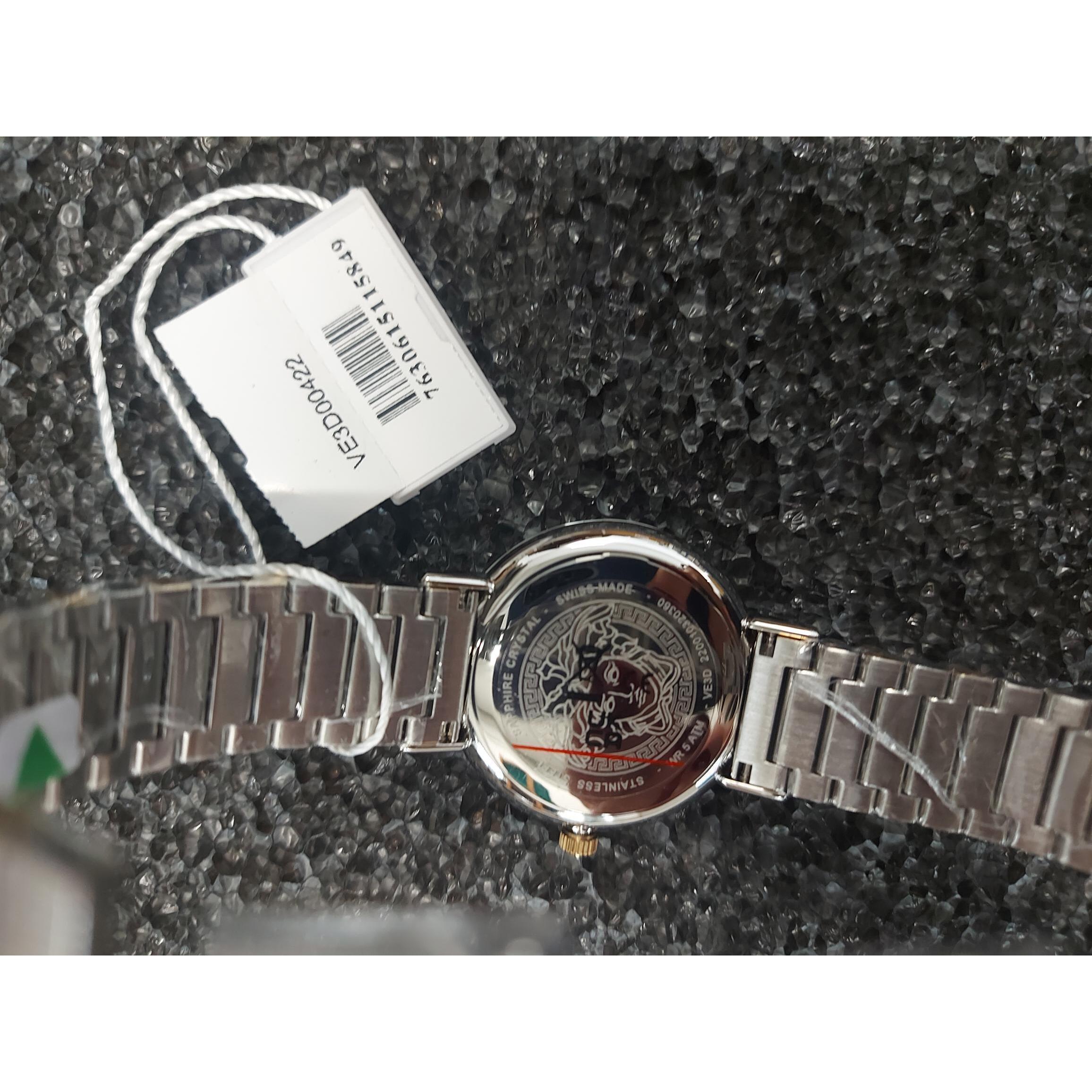 Versace Reloj Analógico De Cuarzo Greca Chic