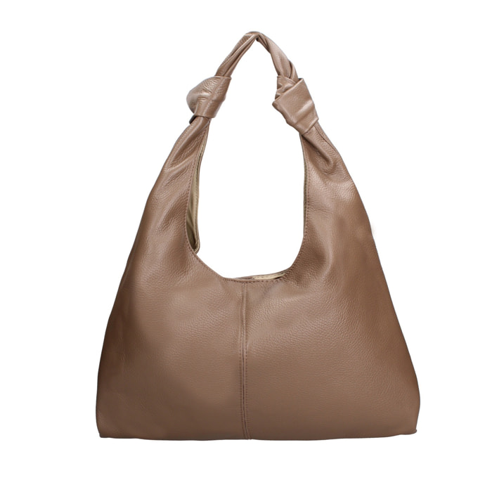 Borsa a spalla da donna Made in Italy - Modello Iduna Lux - 100% pelle - 41.0 x 28.0 x 3.0 cm