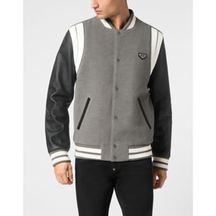 PHILIPP PLEIN Bomber in pelle COLLEGE
