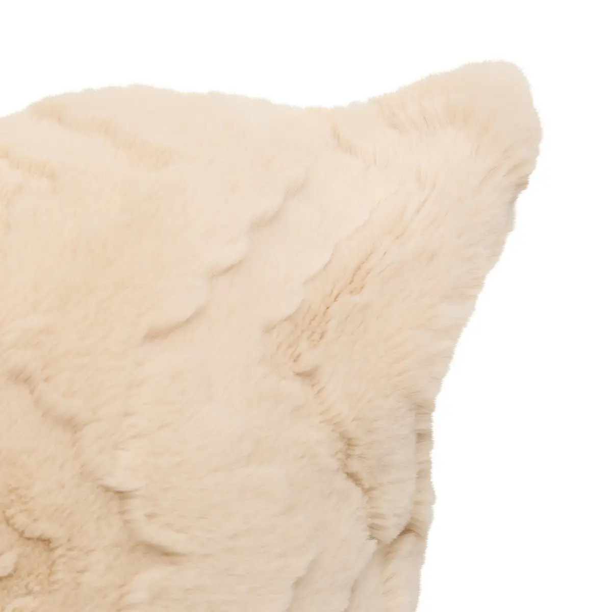 Coussin Nalia rectangulaire 50x80cm beige