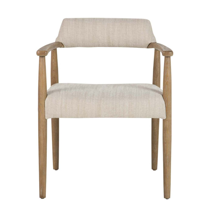 Silla Madera Fresno Beige 59x57x74 Cm
