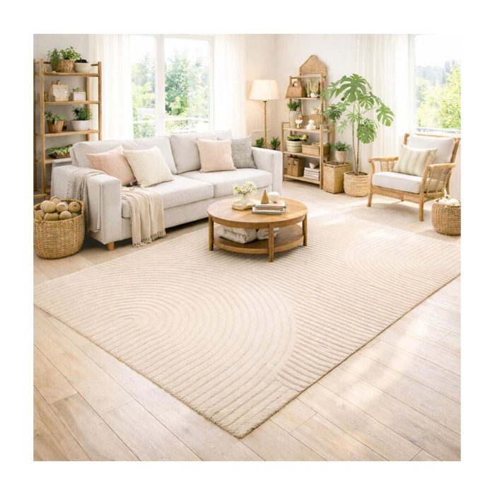 Tapis moderne Vibu motif simple et tendance