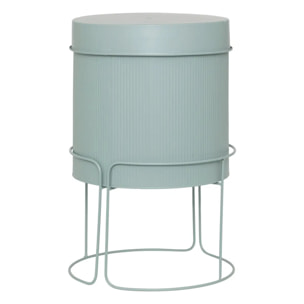 2 pots "Aze" vert céladon D30 x44,3cm