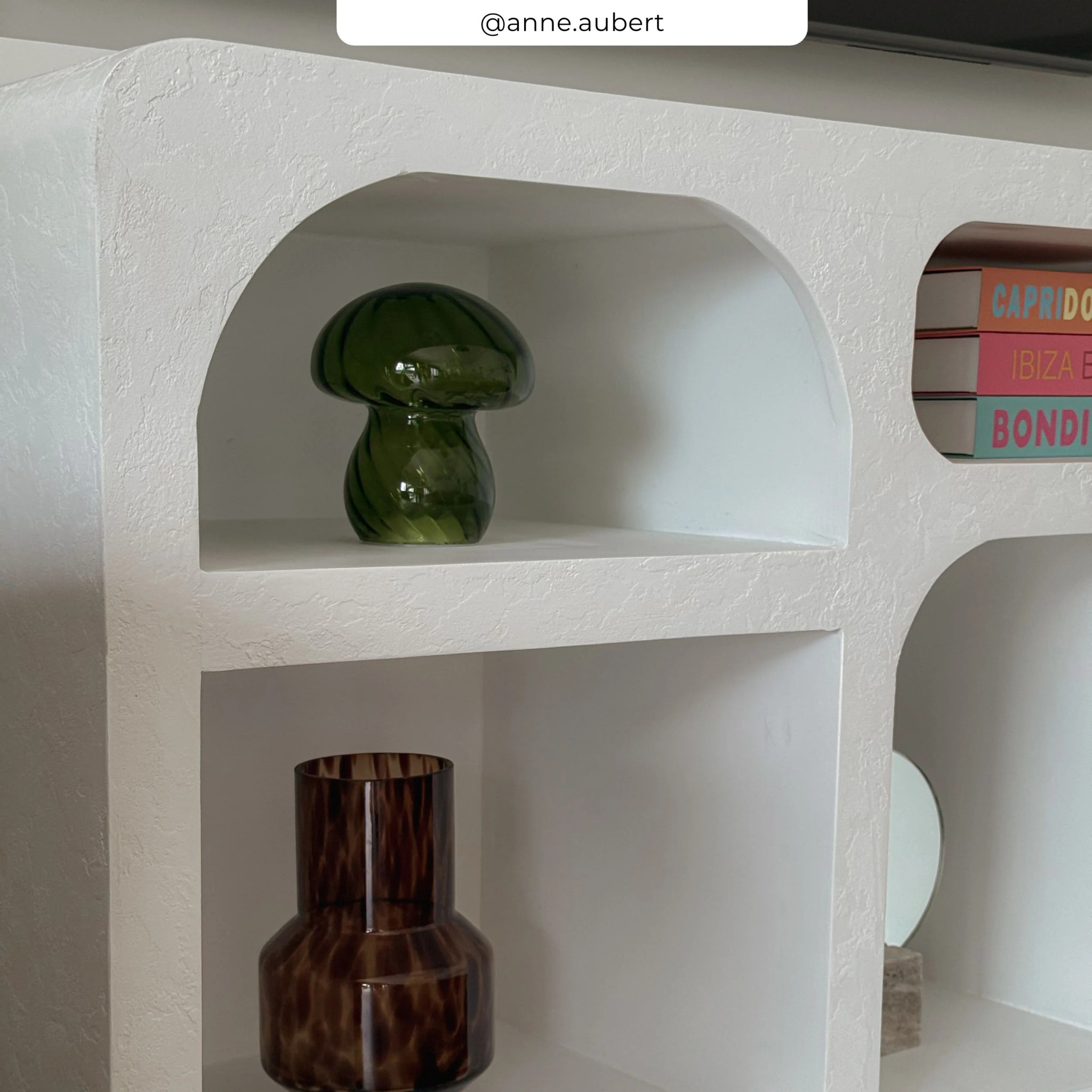 Buffet en béton blanc cassé 160 cm - Fira