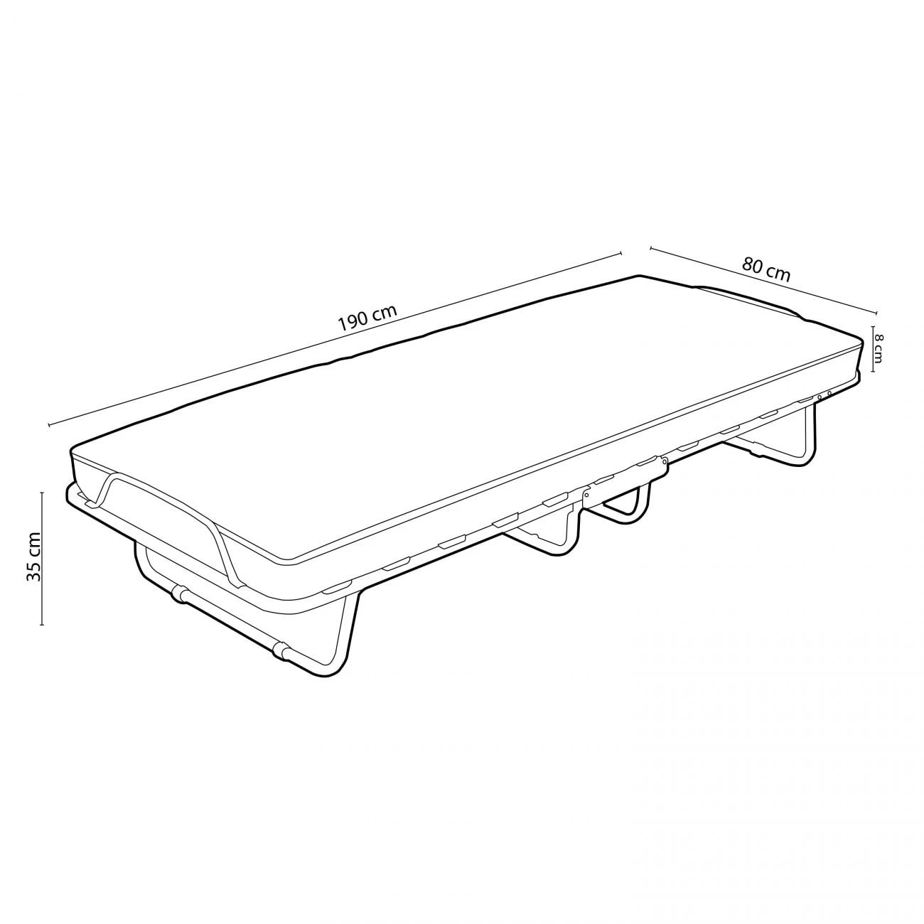 Plegatín Bergamo Estampado Bergamo
