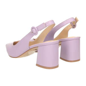 Décolleté sling back Donna Tata Italia Viola