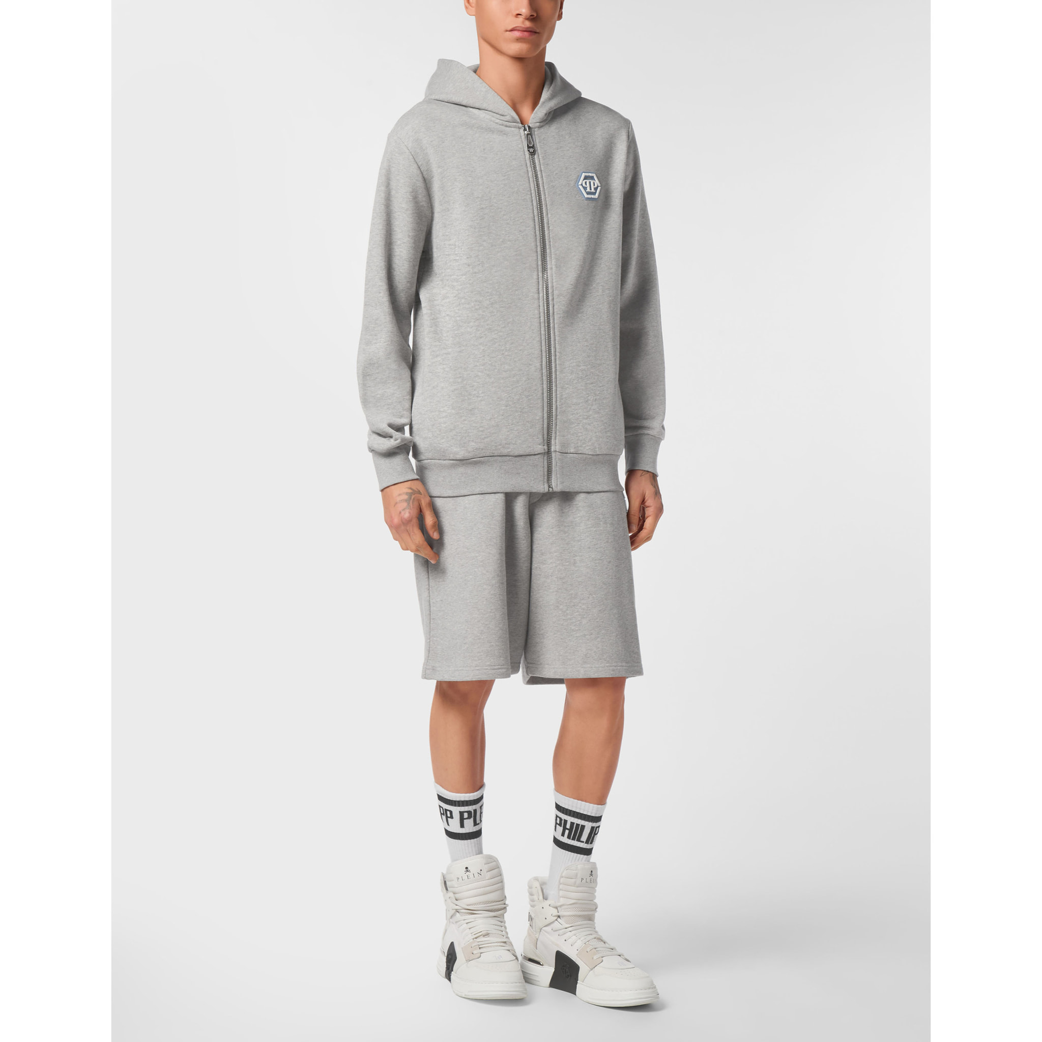 PHILIPP PLEIN Hoodie Sweatjacket ICONIC PLEIN