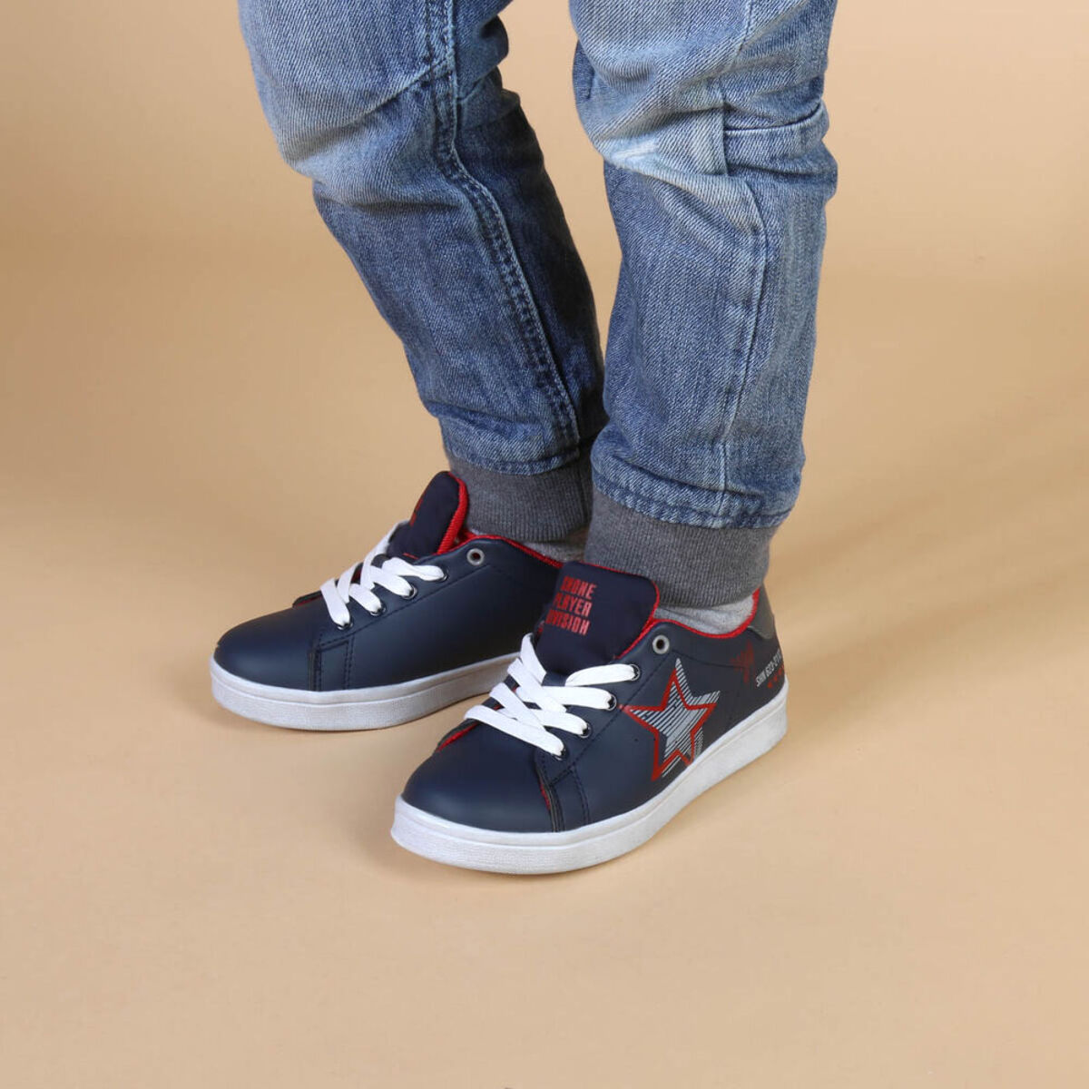 Zapatillas Sneaker para Niño- Shone 15012-126 Navy