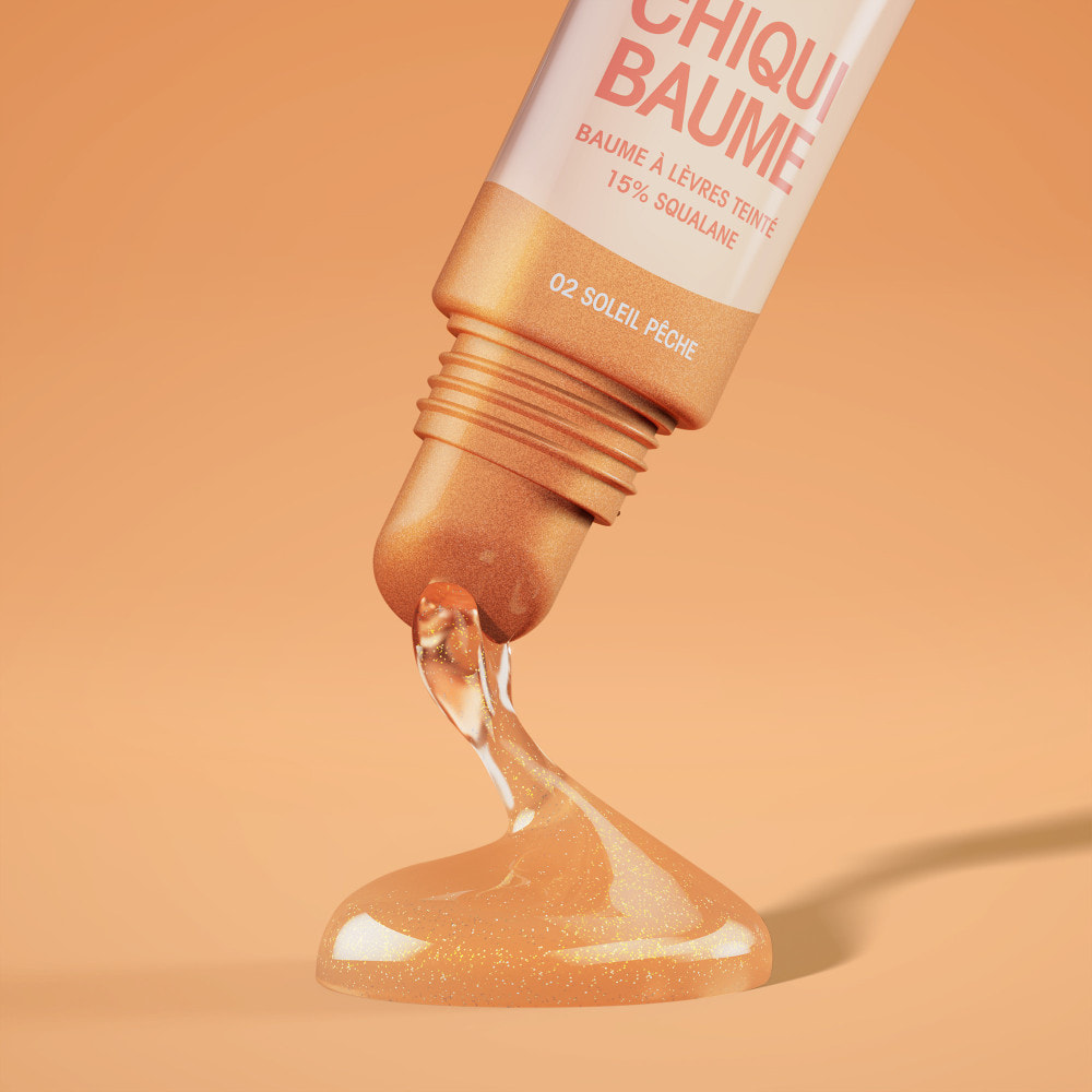 La Provençale Chiqui Baume à lèvres 02 Soleil Pêche