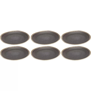 Assiettes Valerio 18cm set de 6 Kare Design