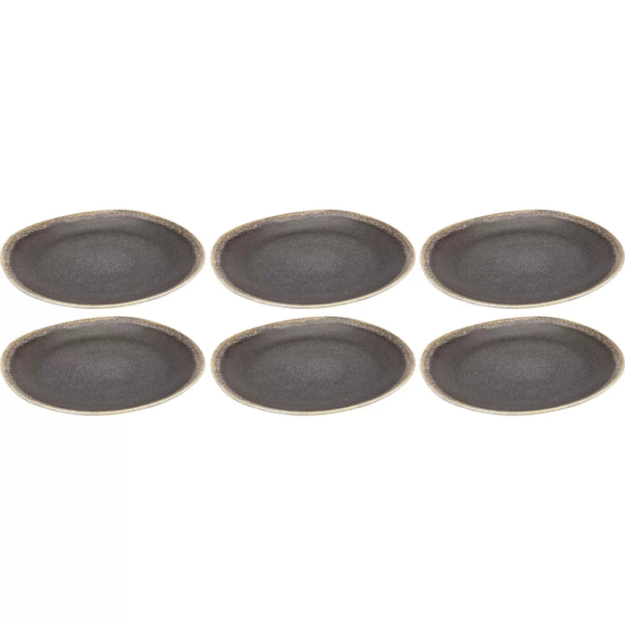 Assiettes Valerio 18cm set de 6 Kare Design