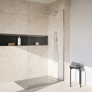 RECEVEUR DE DOUCHE A CARRELER 90x140CM RECOUPABLE AVEC BONDE CANIVEAU