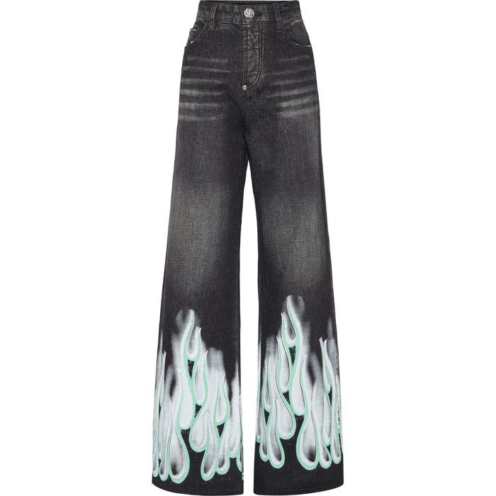 PHILIPP PLEIN Jeans Skater fit FLAME