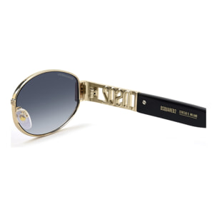 Gafas de Sol Dsquared2 D2 0155/S 0NZ de Metal Hombre 53 mm