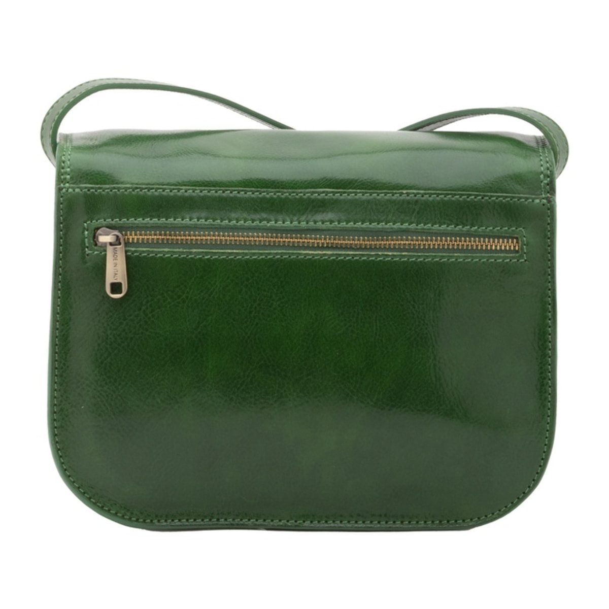 Borsa a tracolla da donna - Modello False - Vera pelle - 27.0 x 20.0 x 12.0 cm