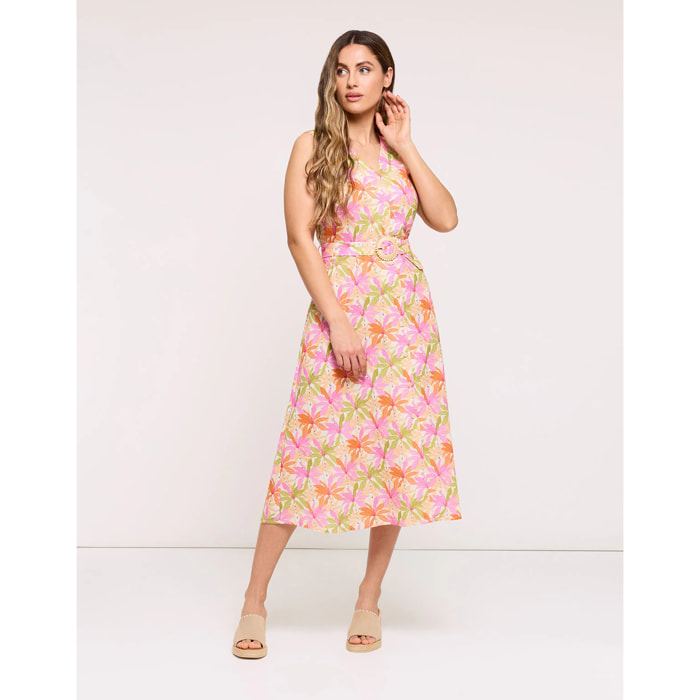 Vestido Midi Multicolor - Clarina