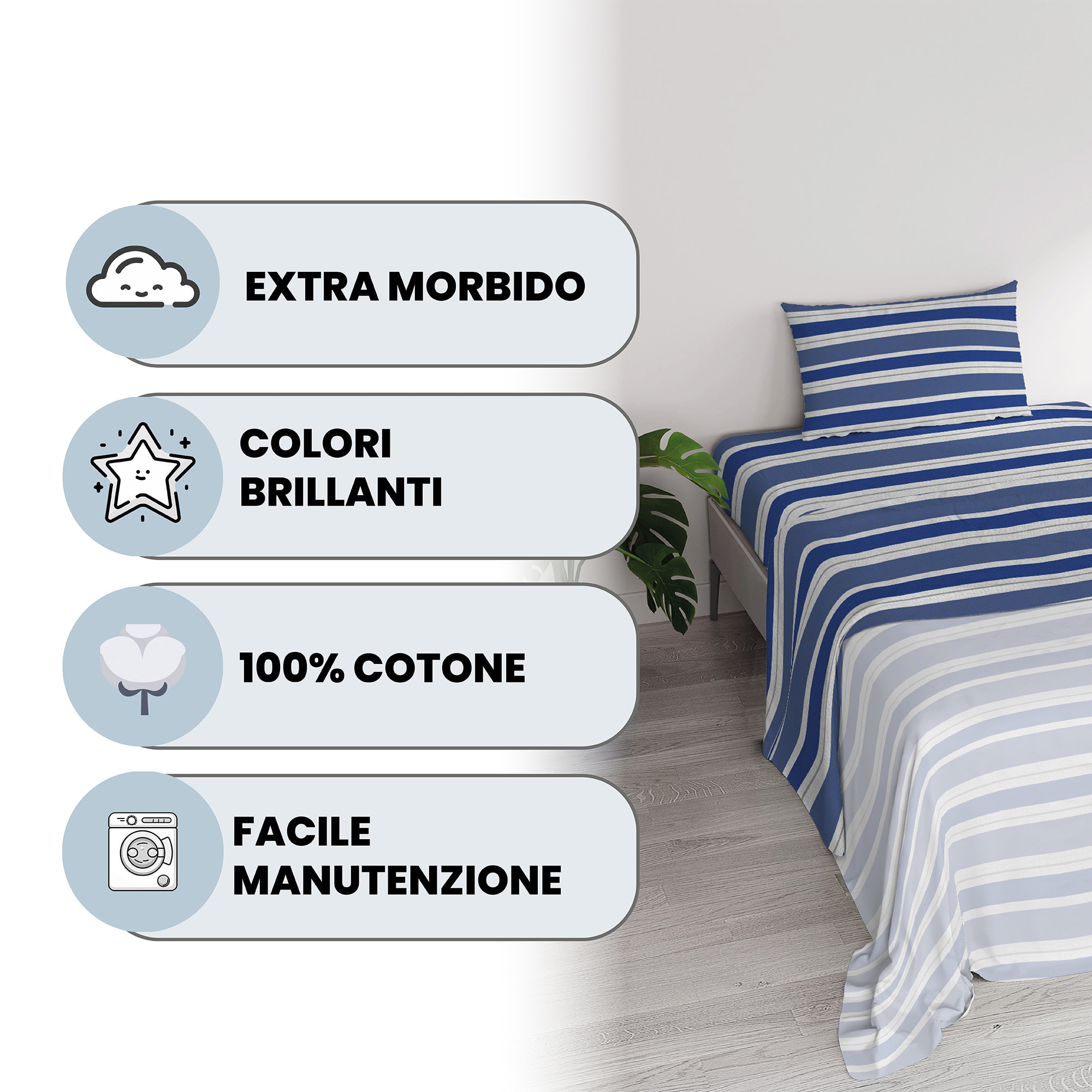COMPLETO LETTO IDA SINGOLO