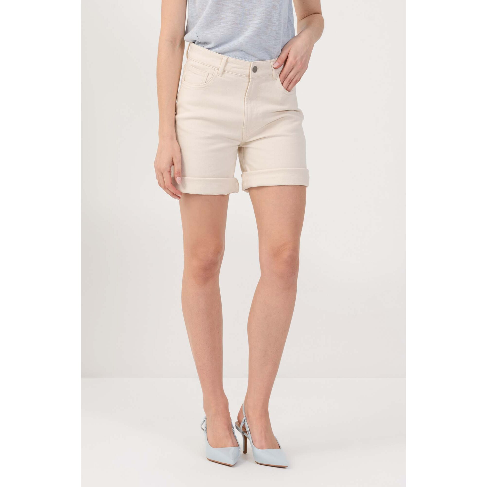 Kocca - Shorts con risvolto Donna