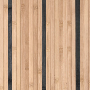 Alfombra BAMBOO COOL Natural Líneas negras