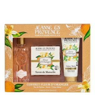 Fleur d'Oranger - Coffret Eau de Parfum 60ml + Crème Mains 75ml + Savon 100 gr
