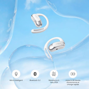 Ecouteurs SHOKZ OpenFit Air Blanc