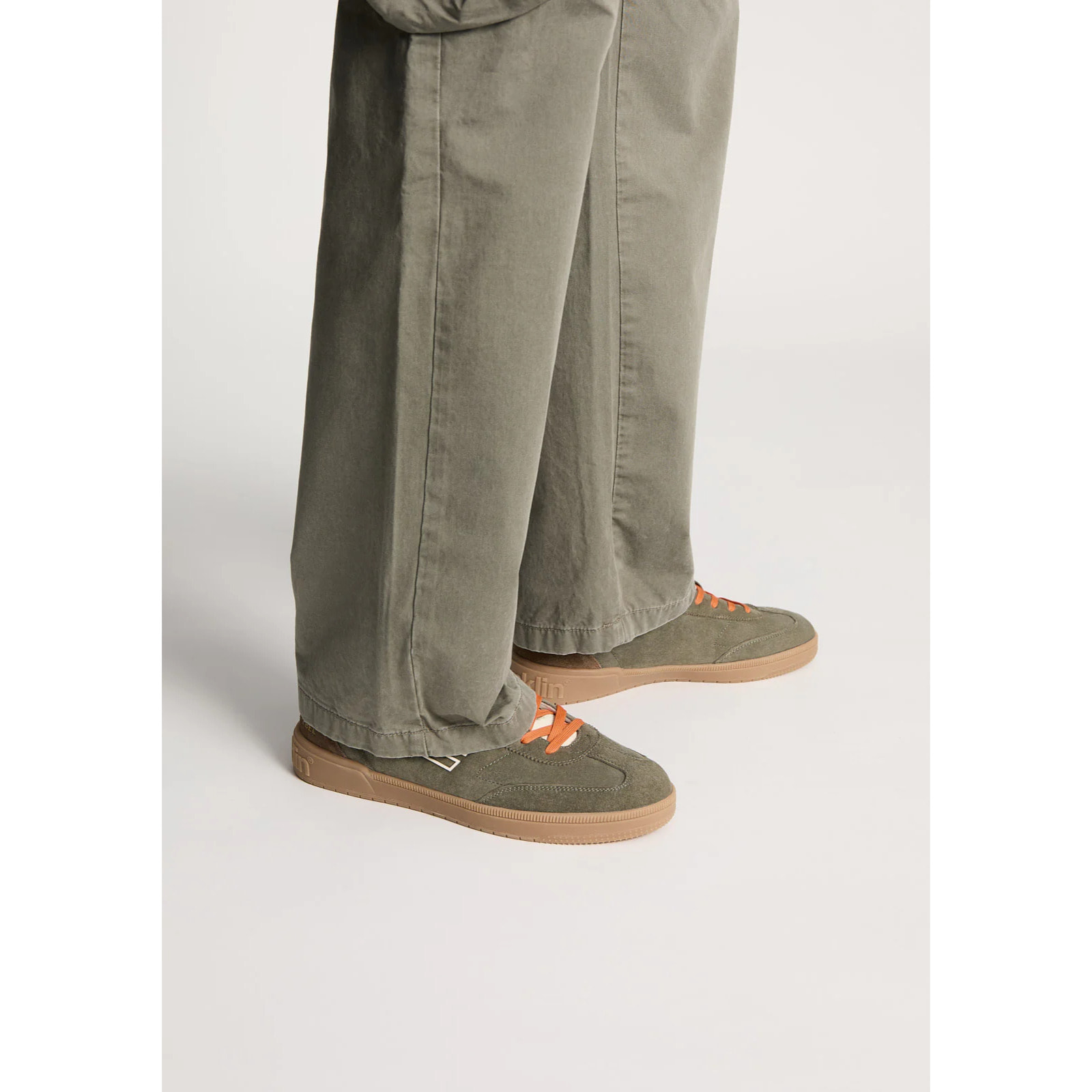 Zapatillas Deportivas de Hombre de Piel Con Forro Técnico Rebel Basic Flag Verde