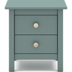 Table de chevet enfant 2 tiroirs en bois - MELVIN