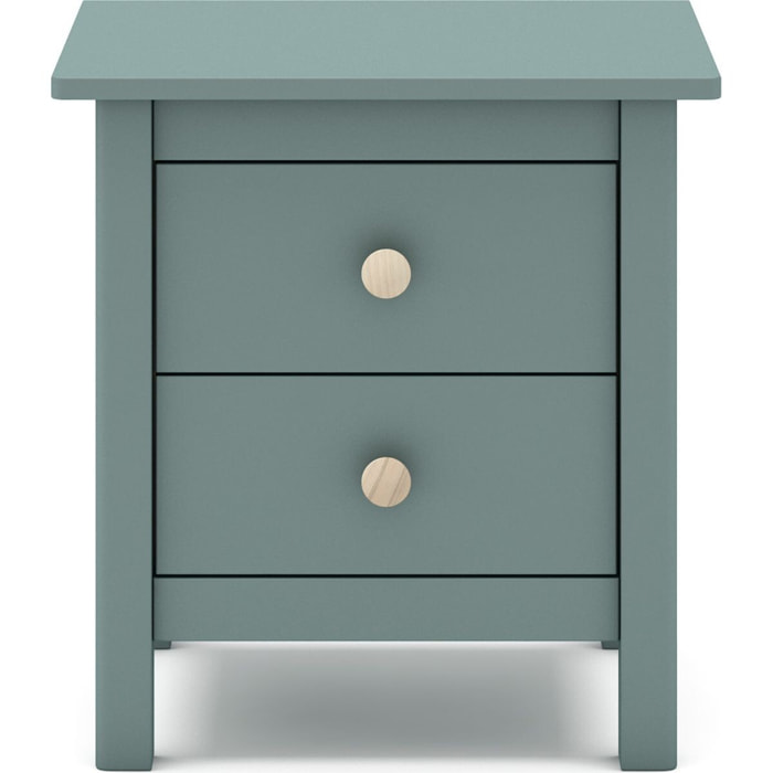 Table de chevet enfant 2 tiroirs en bois - MELVIN