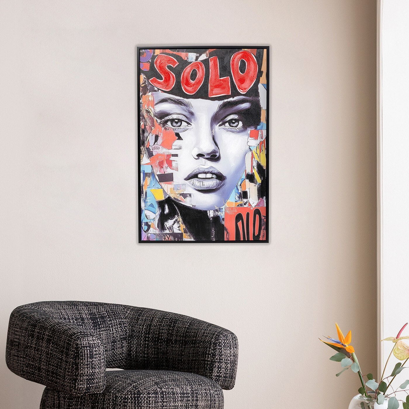 Tableau Frame Muse Collage 40x50cm Kare Design