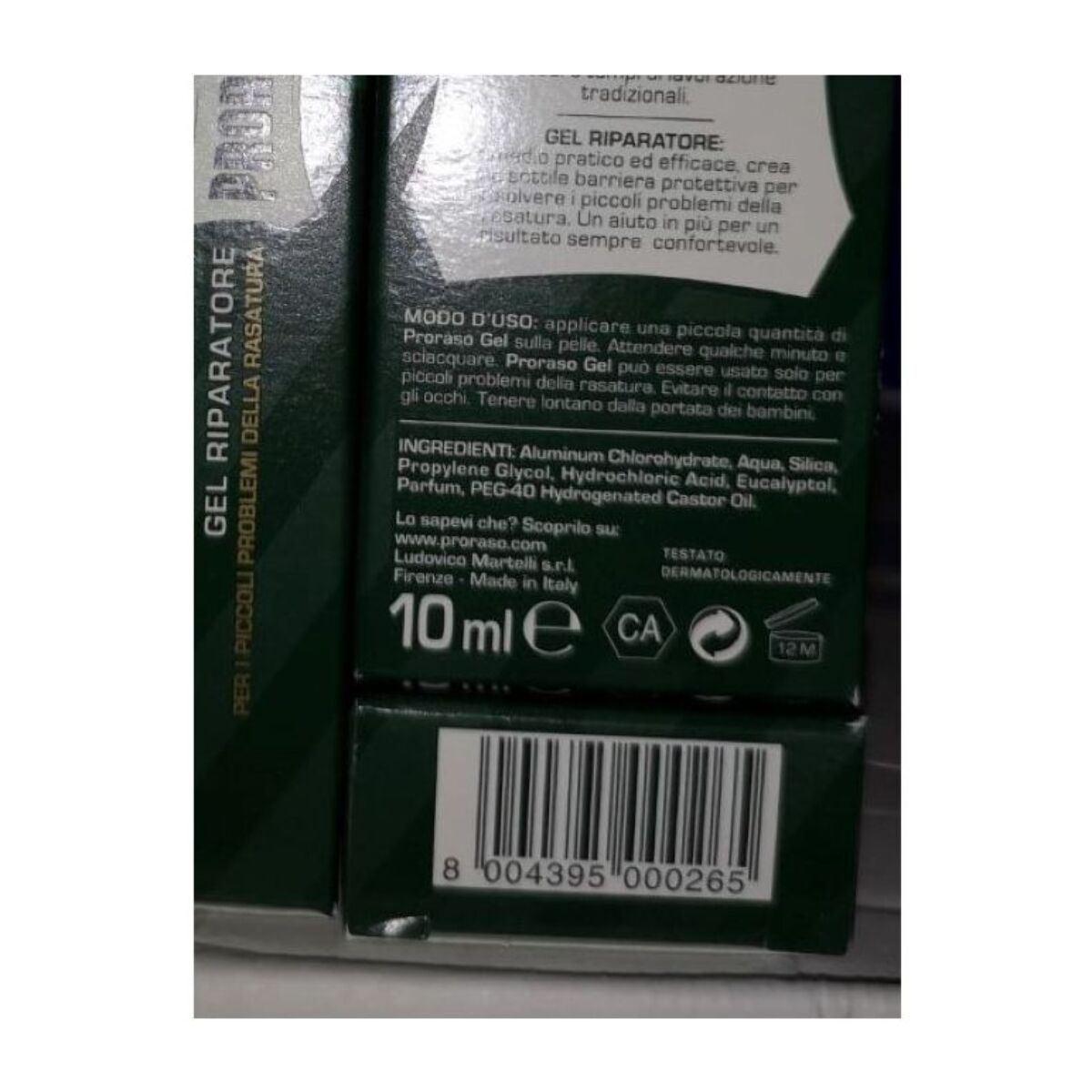 PRORASO Gel réparateur 10ml