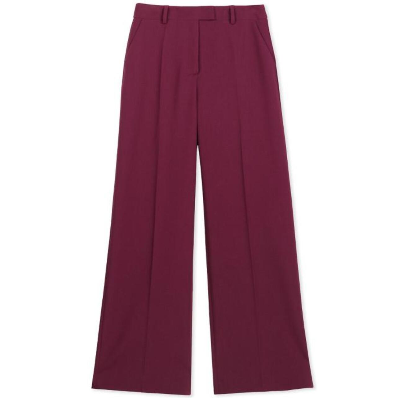 Pantaloni da completo dritti in tessuto confortevole