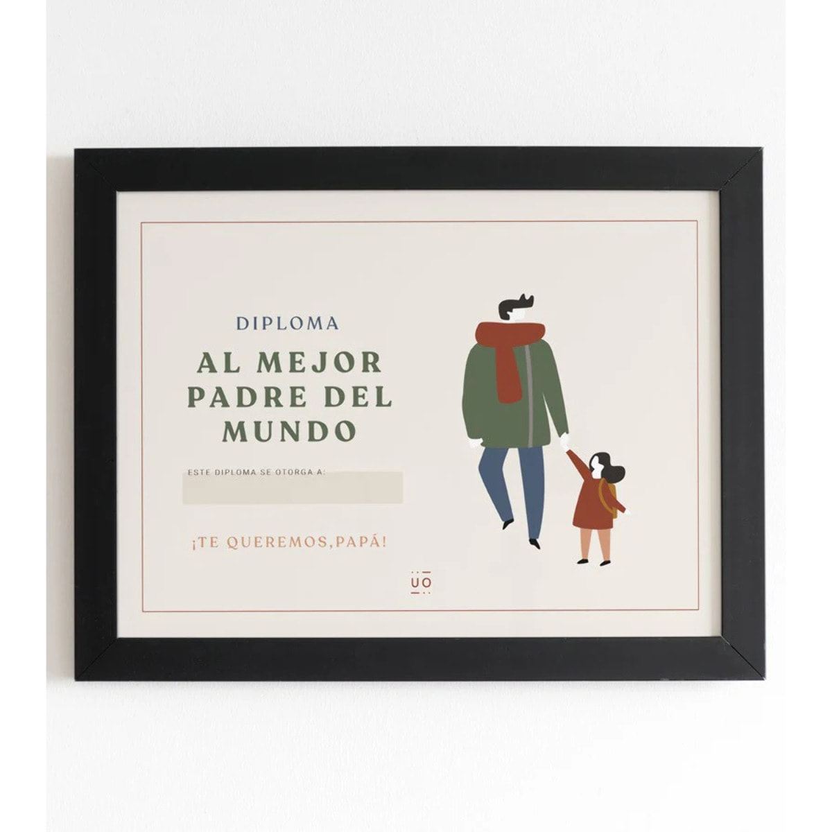 Diploma "El mejor padre del planeta"