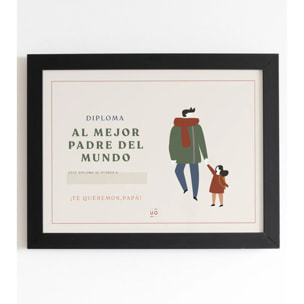 Diploma "El mejor padre del planeta"