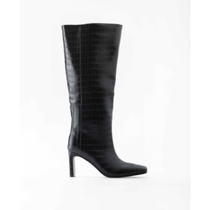 Bota de caña alta POW 8 cm