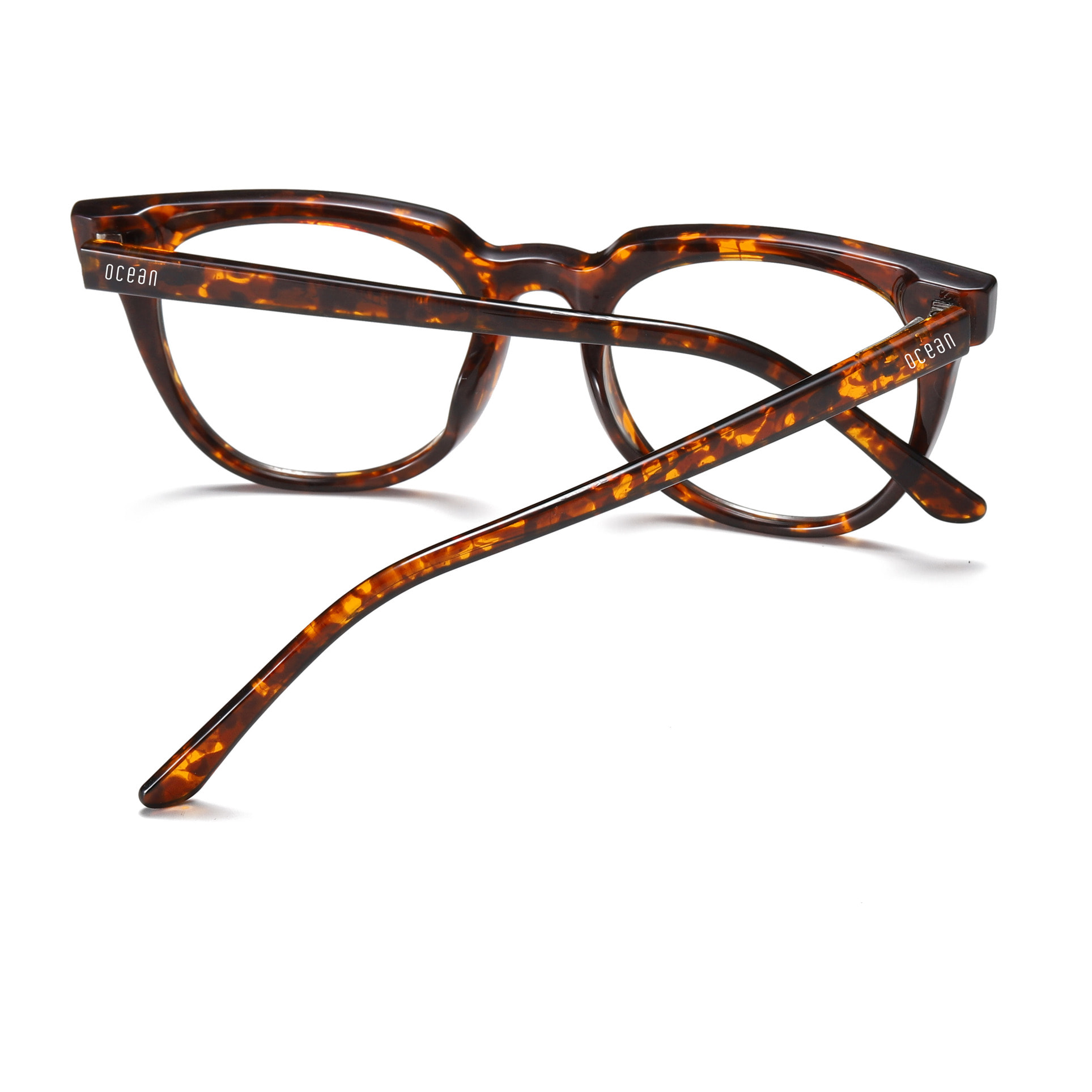 Gafas de sol OCEAN GENOVA - Plana dorado con patillas metálicas doradas