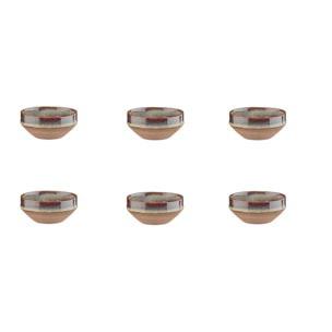 Bol GENESIS Ø8cm - 6 pièces - Basalte